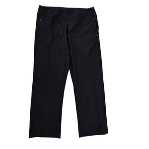 Lucy Activewear Pants sz XL, Elastic Waist, zipper close side pockets, black